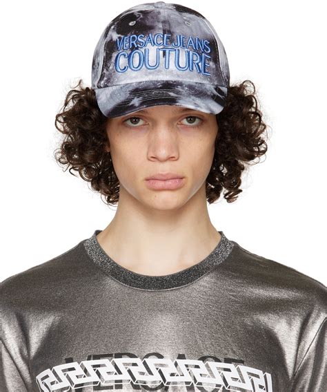 Grey Denim cap Versace Jeans Couture 